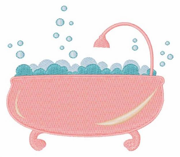 Picture of Bath Tub Machine Embroidery Design