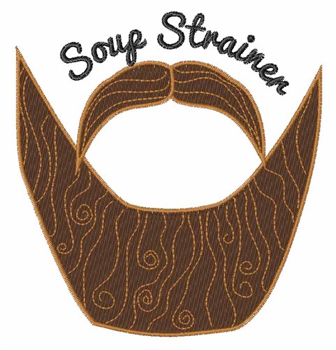 Soup Strainer Machine Embroidery Design