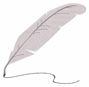 Picture of Quill Feather Pen Machine Embroidery Design