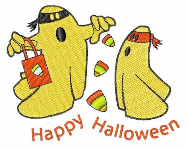 Picture of Happy Halloween Machine Embroidery Design