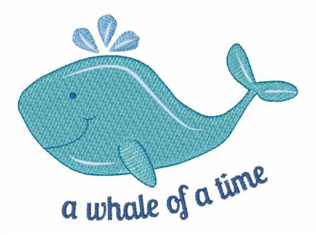 Picture of Whale Of Time Machine Embroidery Design