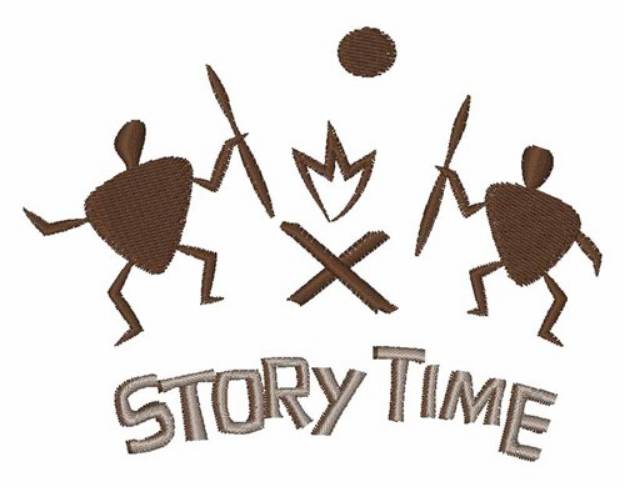 Picture of Story Time Machine Embroidery Design