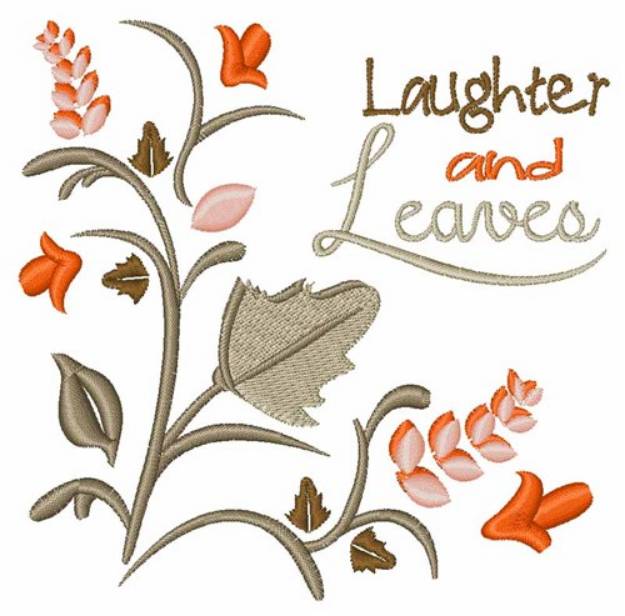 Picture of Laughter & Leaves Machine Embroidery Design