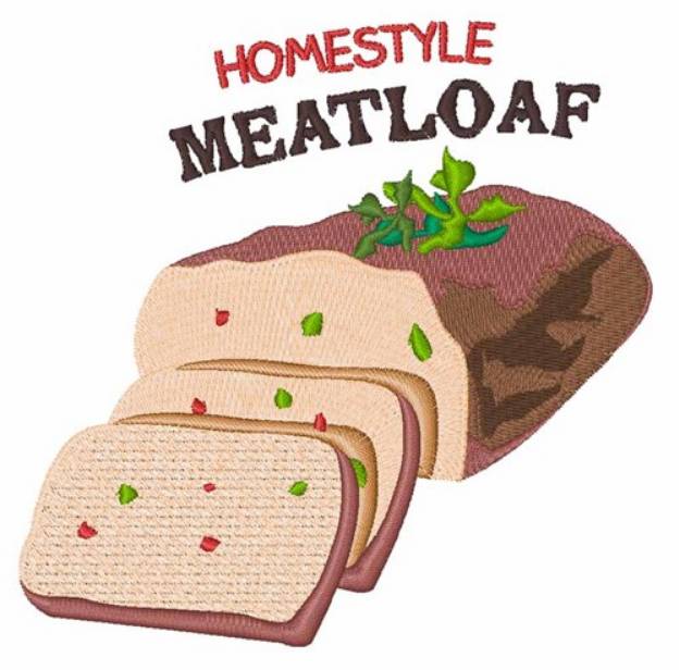 Picture of Homestyle Meatloaf Machine Embroidery Design