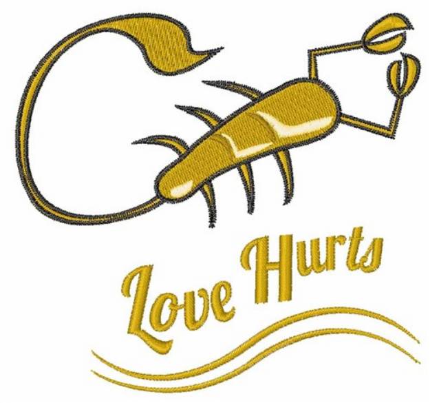 Picture of Love Hurts Machine Embroidery Design