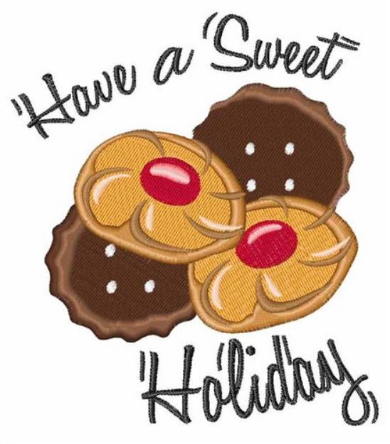 Picture of Sweet Holiday Machine Embroidery Design