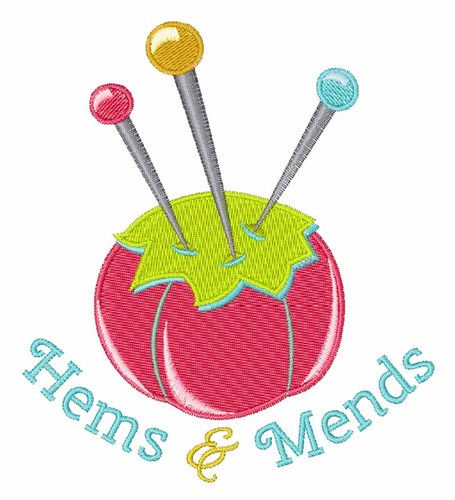 Hems & Mends Machine Embroidery Design