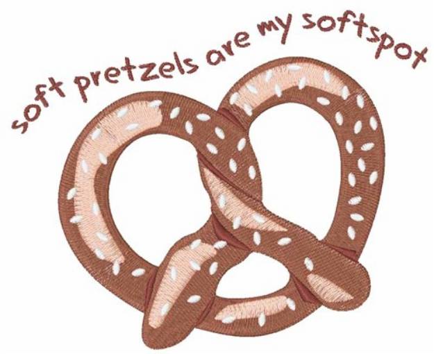 Picture of Soft Pretzels Machine Embroidery Design