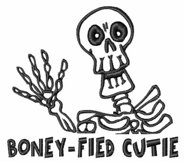 Picture of Boney-Fied Cutie Machine Embroidery Design