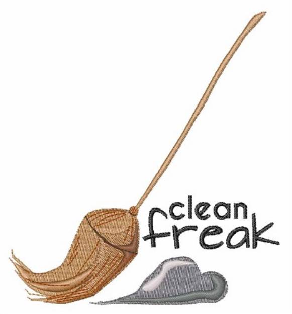 Picture of Clean Freak Machine Embroidery Design