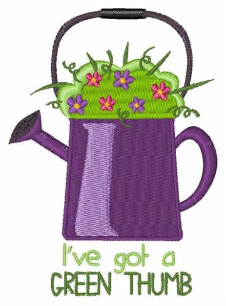 Picture of Green Thumb Machine Embroidery Design