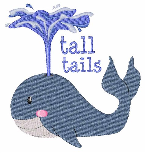 Tall Tails Machine Embroidery Design
