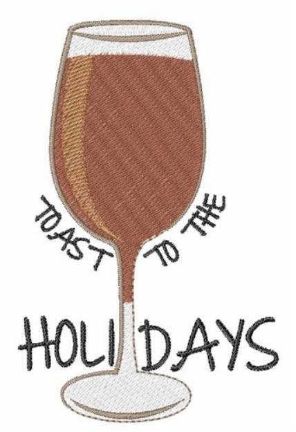 Picture of Holiday Toast Machine Embroidery Design