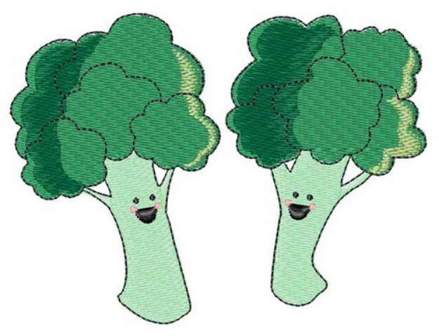 Picture of Happy Broccoli Machine Embroidery Design