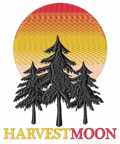 Harvest Moon Machine Embroidery Design