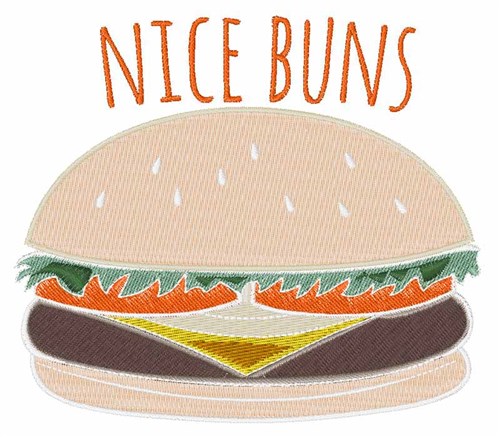 Nice Buns Machine Embroidery Design