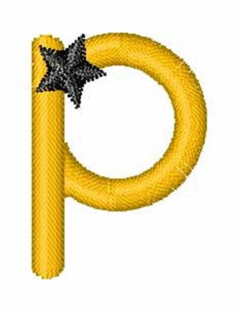 Picture of Yellow Star p Machine Embroidery Design