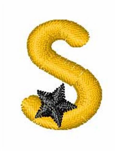 Picture of Yellow Star s Machine Embroidery Design