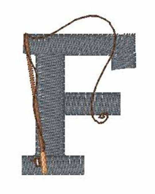 Picture of Fishing Blues F Machine Embroidery Design