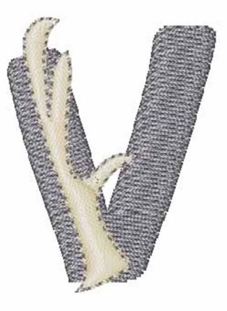Picture of Buck Horn v Machine Embroidery Design