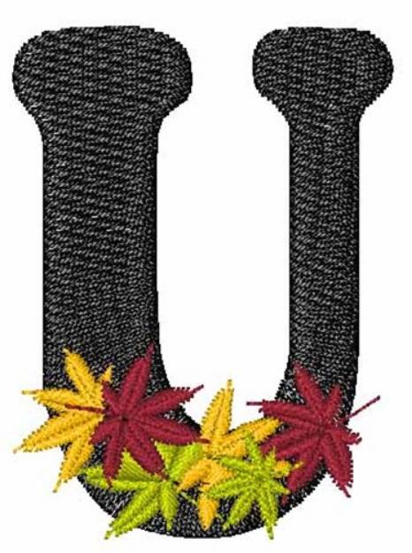 Picture of Mixed Leaves U Machine Embroidery Design
