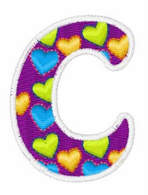 Picture of Flowers & Hearts c Machine Embroidery Design