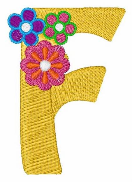 Picture of Flowers & Hearts F Machine Embroidery Design