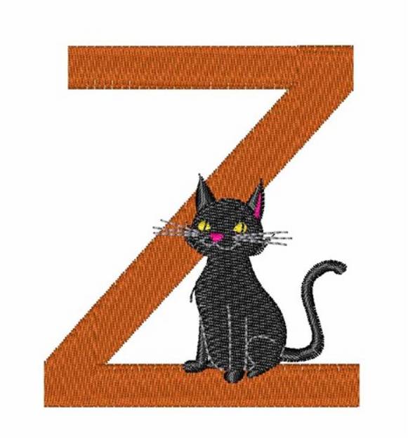 Picture of Halloween Time Z Machine Embroidery Design