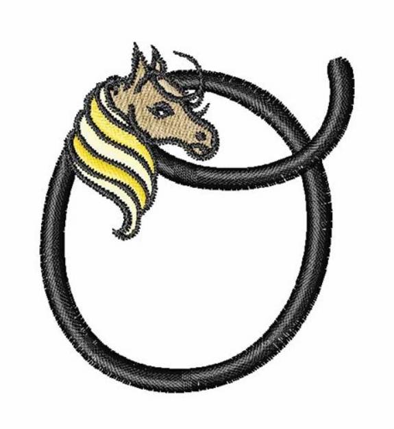 Picture of Horsey O Machine Embroidery Design