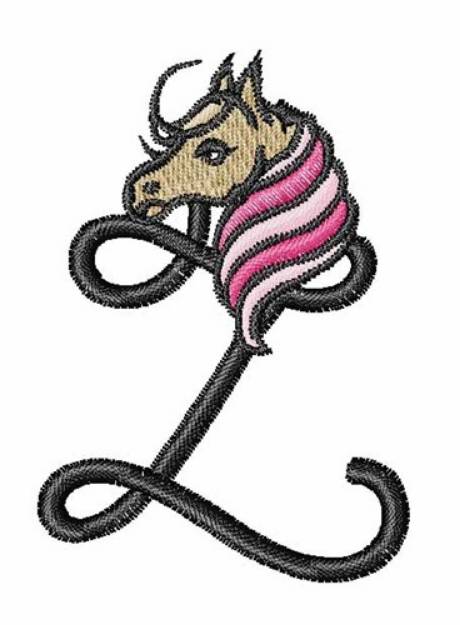 Picture of Horsey Z Machine Embroidery Design