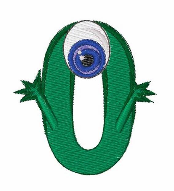 Picture of Green Monsters O Machine Embroidery Design