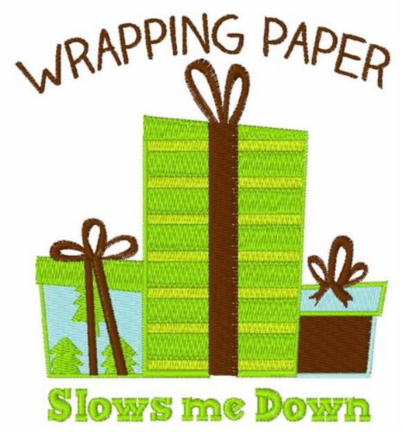 Picture of Wrapping Gifts Machine Embroidery Design