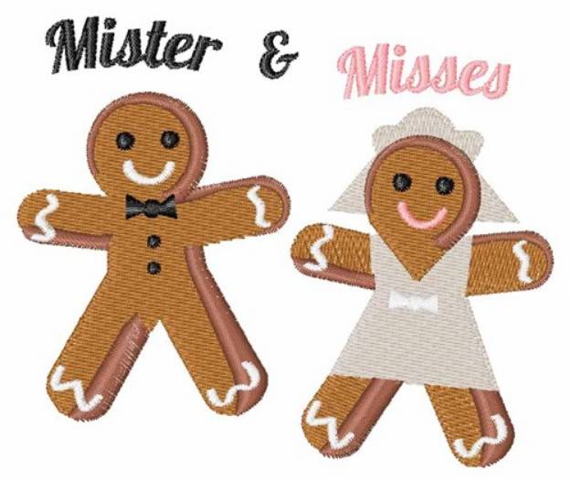 Picture of Mister & Misses Machine Embroidery Design