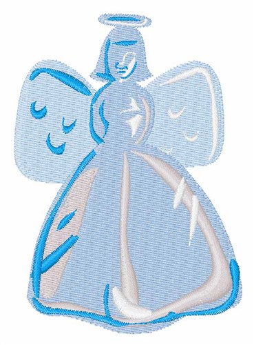Holiday Angel Machine Embroidery Design