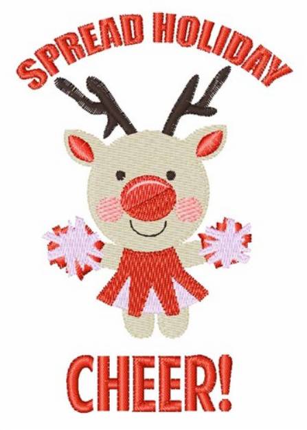 Picture of Holiday Cheer Machine Embroidery Design