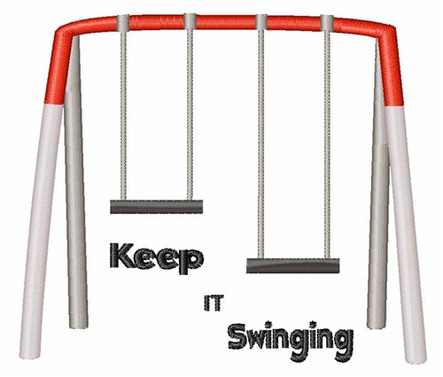 Keep It Swinging Machine Embroidery Design