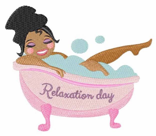 Picture of Relaxation Day Machine Embroidery Design