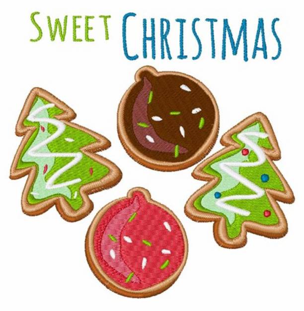 Picture of Sweet Christmas Machine Embroidery Design