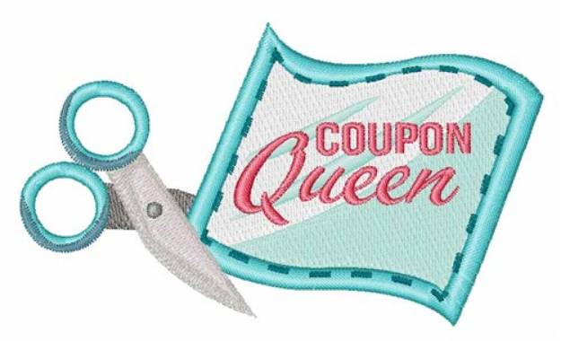 Picture of Coupon Queen Machine Embroidery Design