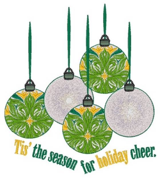 Picture of Holiday Cheer Machine Embroidery Design