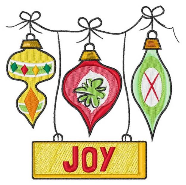 Picture of Christmas Joy Machine Embroidery Design