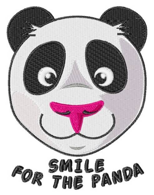 Picture of Smile For Panda Machine Embroidery Design