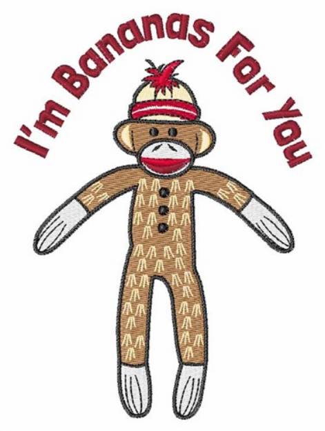 Picture of Im Bananas Machine Embroidery Design