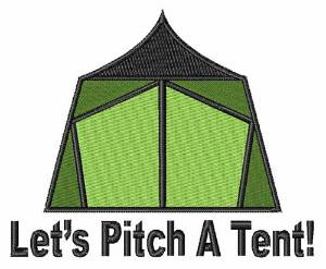 Picture of Pitch A Tent Machine Embroidery Design