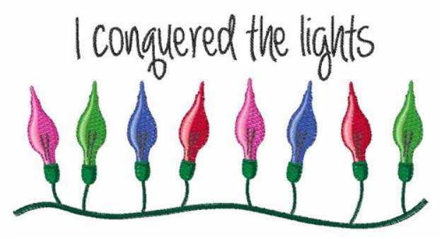 Picture of Conquered Lights Machine Embroidery Design