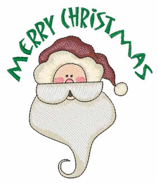 Picture of Merry Santa Machine Embroidery Design