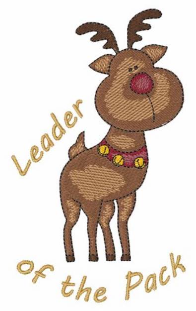 Picture of Reindeer Leader Machine Embroidery Design