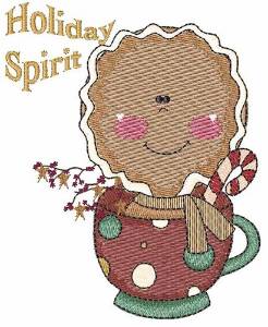 Picture of Holiday Spirit Machine Embroidery Design