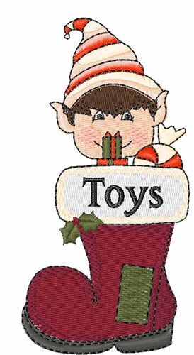 Santas Toys Machine Embroidery Design