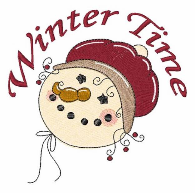 Picture of Winter Time Machine Embroidery Design